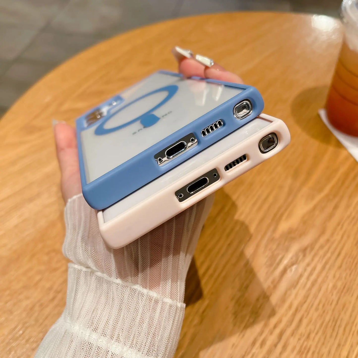 Macaron Color Magsafe Case for Samsung