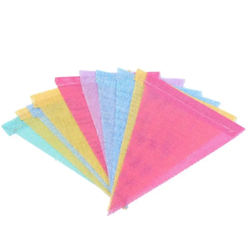 Colorful Jute Linen Party Bunting Banners