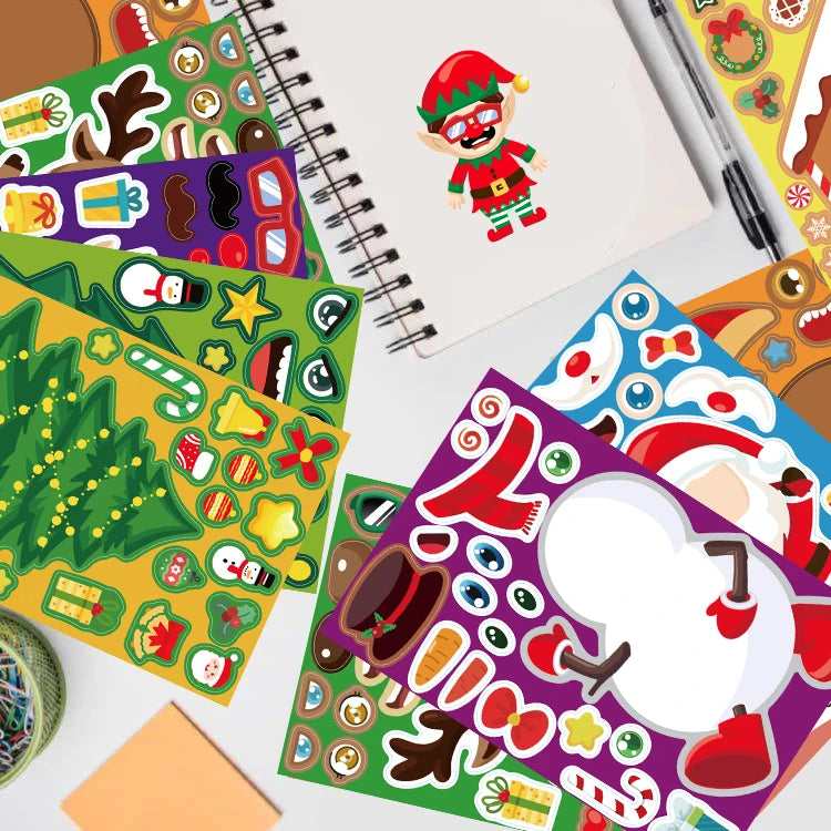 Christmas DIY Puzzle Sticker Set