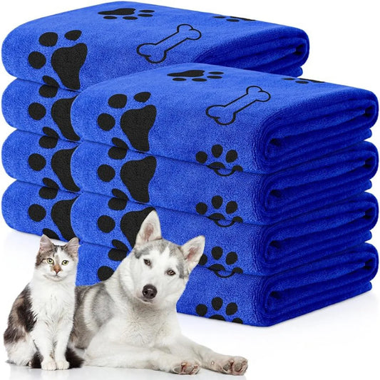 Quick Dry Pet Towel - Soft Absorbent Bath Robe