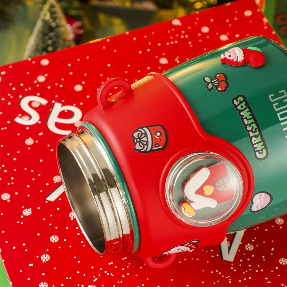 Christmas Children's Stainless Steel Thermos Cup