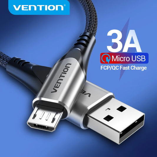 Vention Micro USB Cable 3A Fast Charger