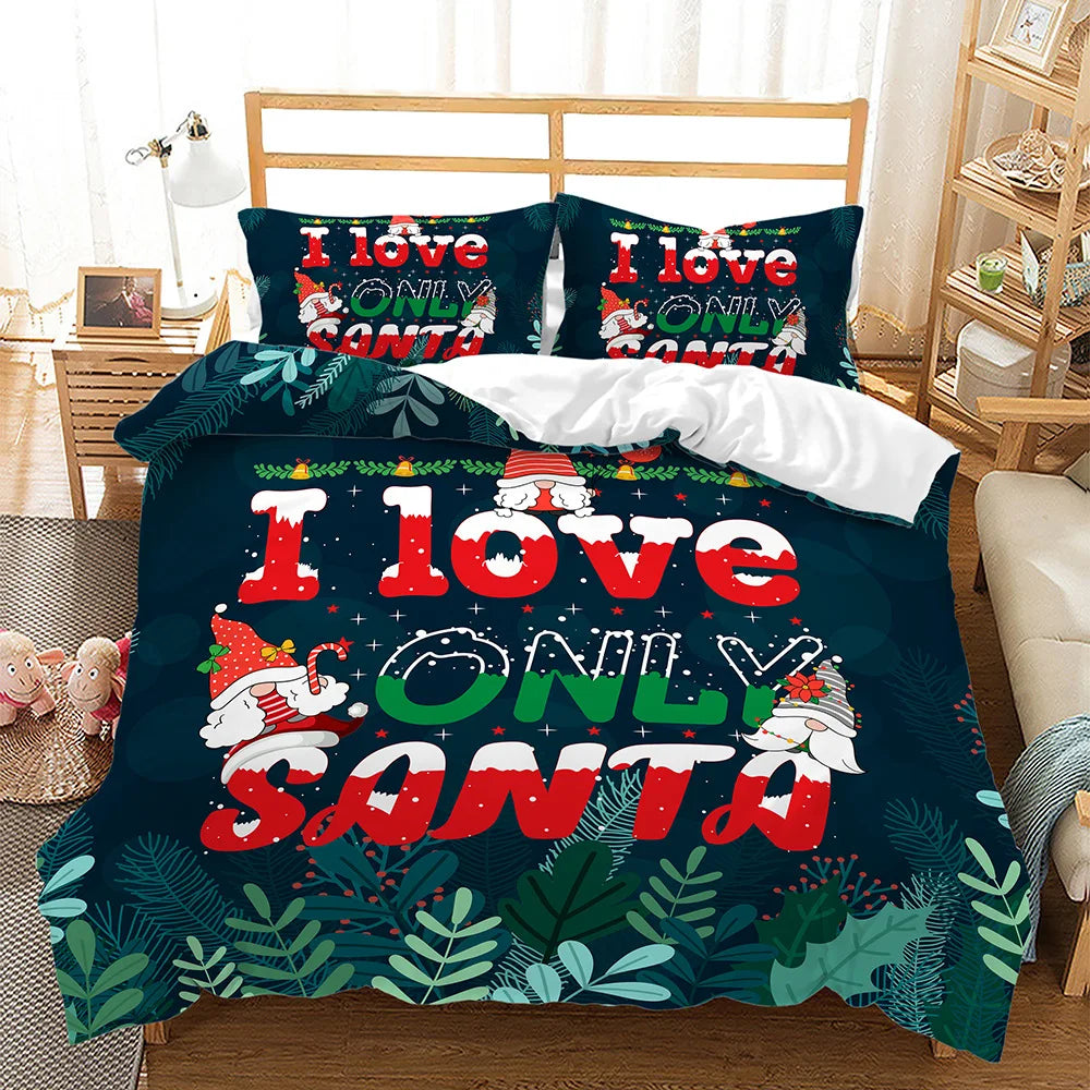 Luxury Christmas Bedding Set - Kids Cartoon Theme