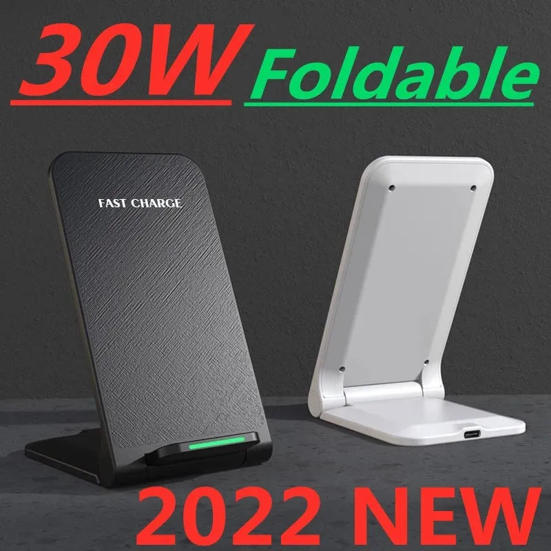 Fast Wireless Charger 15W - Ultimate Safety & Dual Viewing Angles