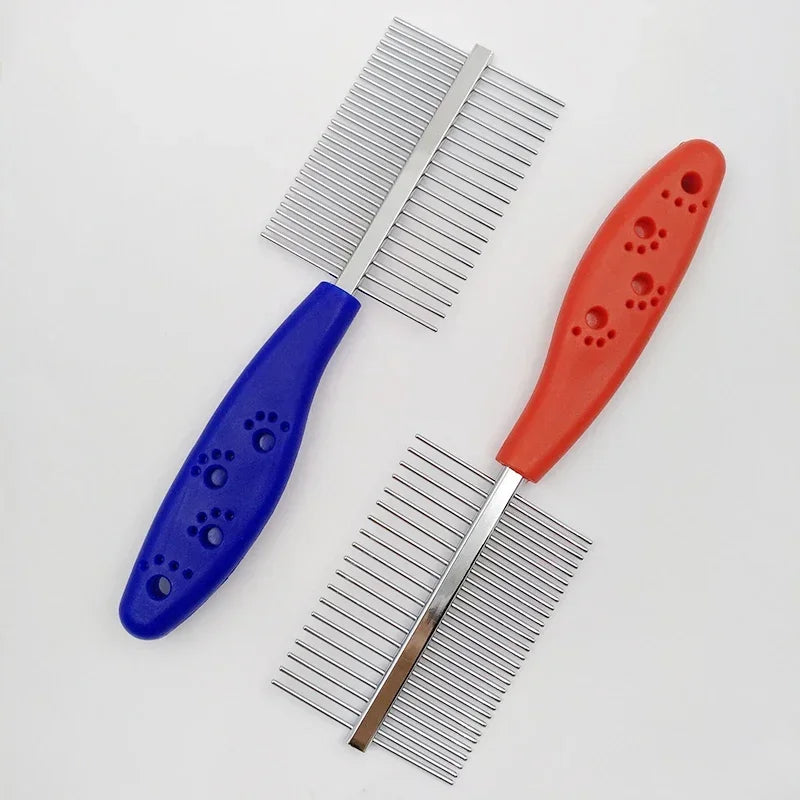 Pet Grooming Double-Sided Comb Brush