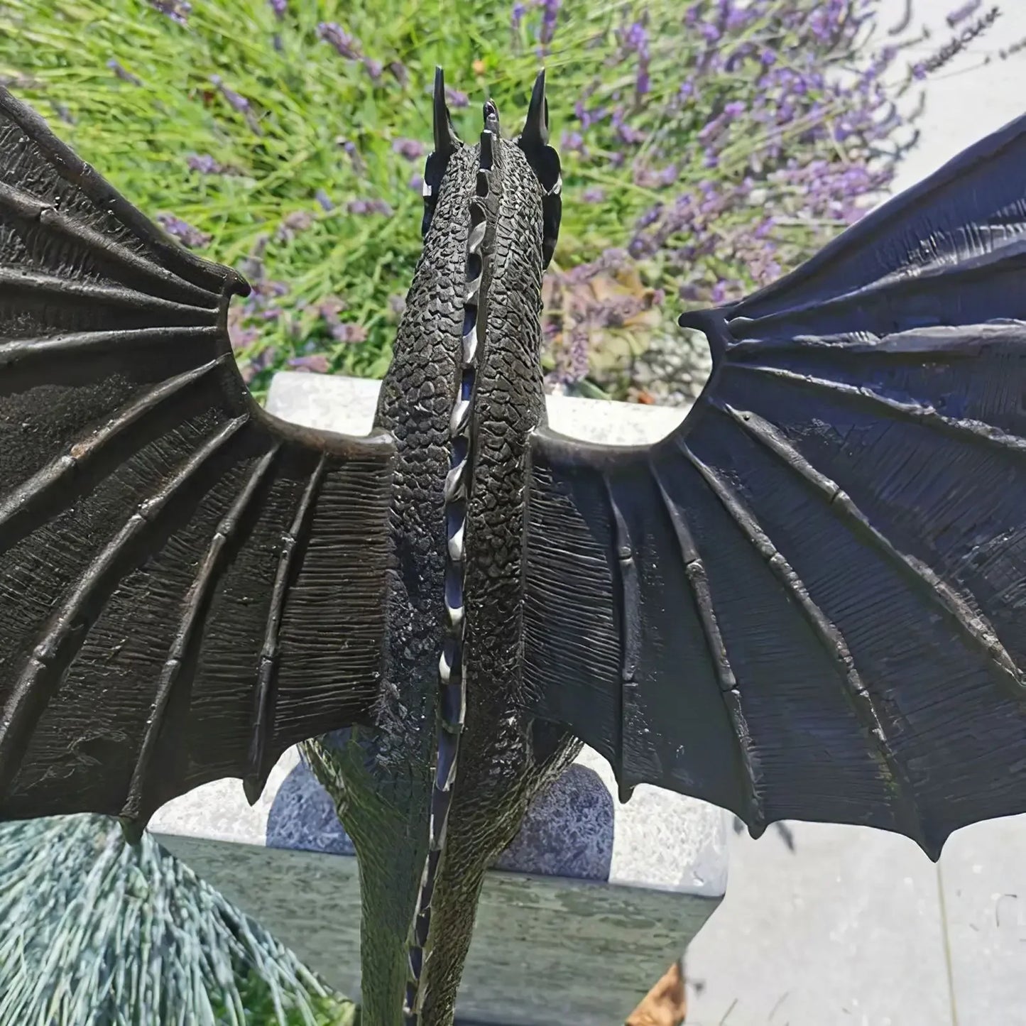 Gothic Dragon Resin Water Fountain