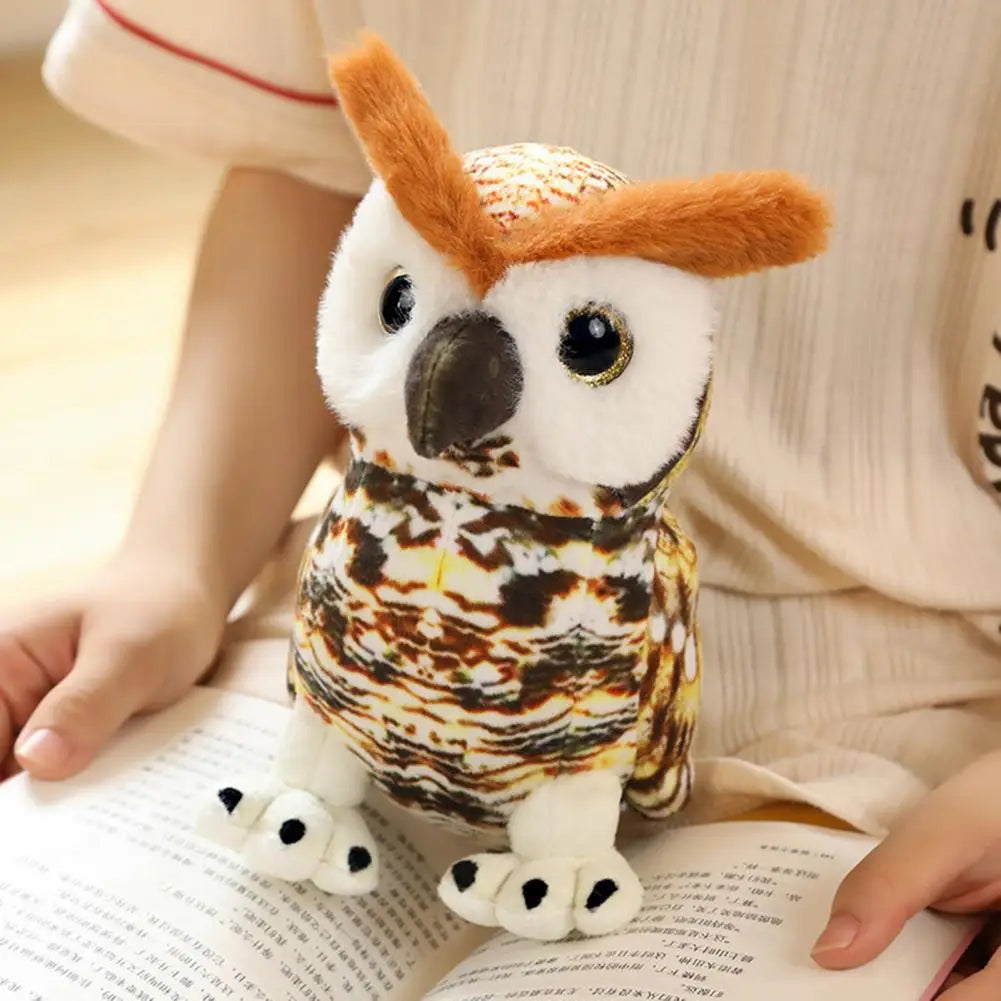 Baby Plush Owl Figurine Toy