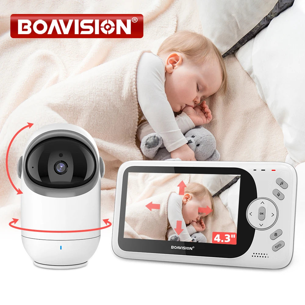 4.3'' Video Baby Monitor: Wireless, Night Vision