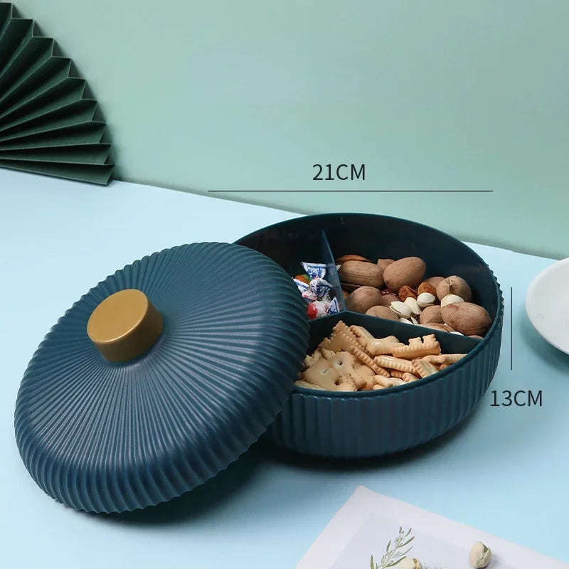 4-Compartment Food Platter with Lid