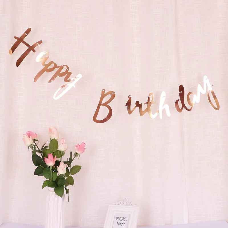 Rose Gold Balloons Set & Confetti