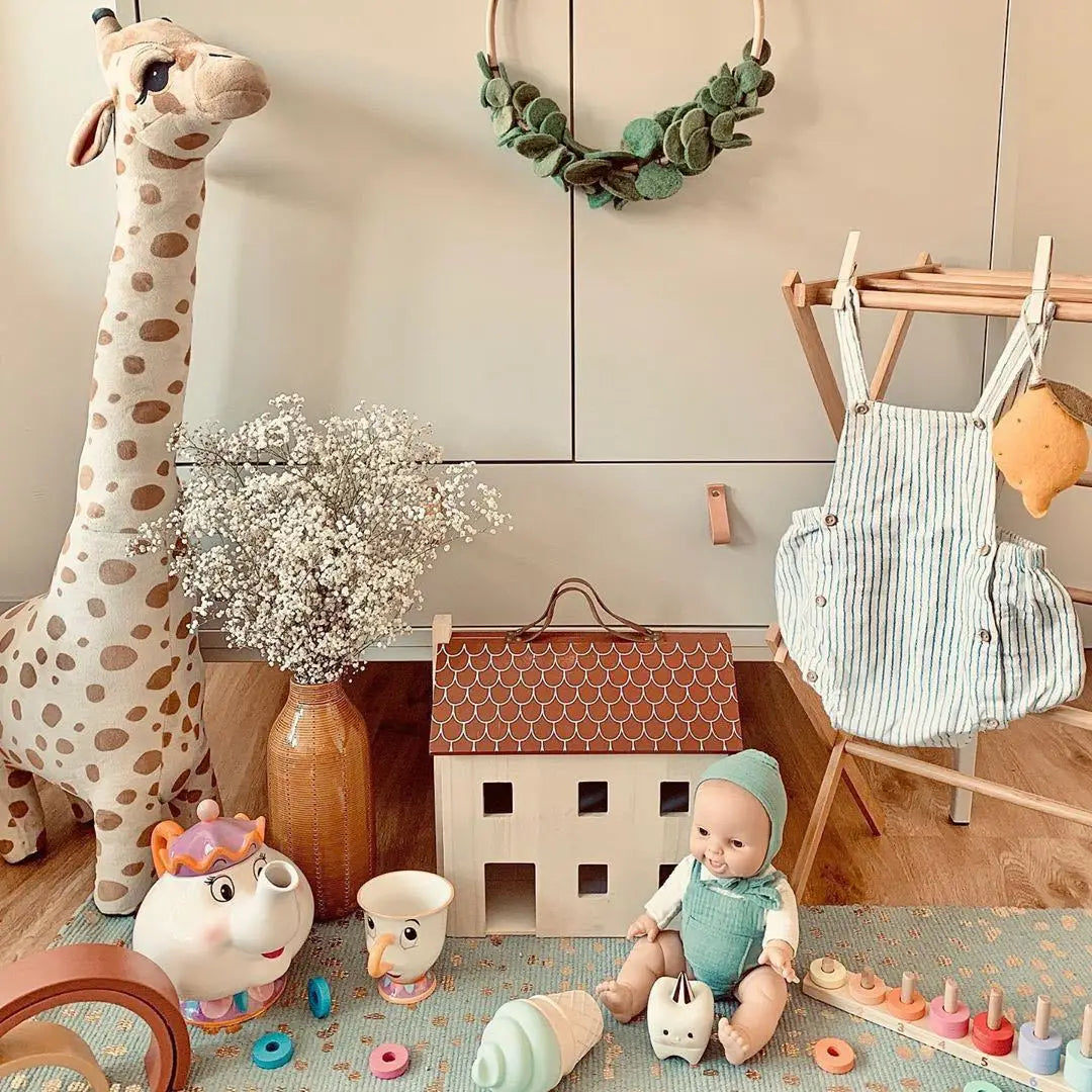 Giraffe Nursery Plush Toy Decor