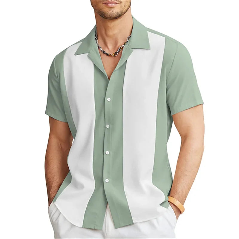 Men's Bowling Shirts - Summer Fashion