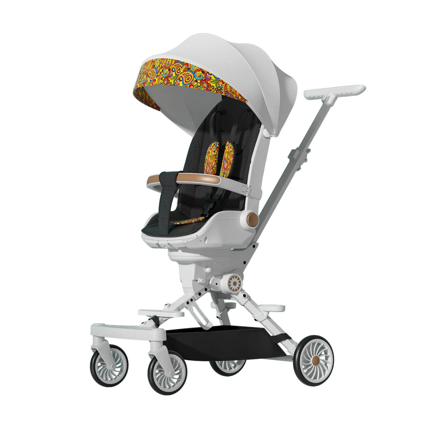 Folding Four Wheels Lightweight Baby Stroller