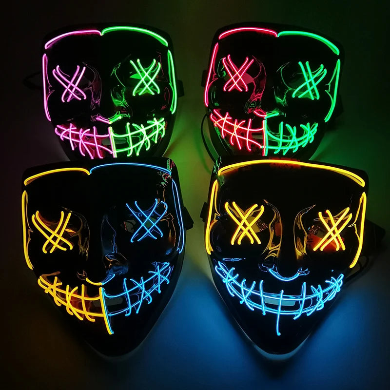 Glowing Halloween LED Mask