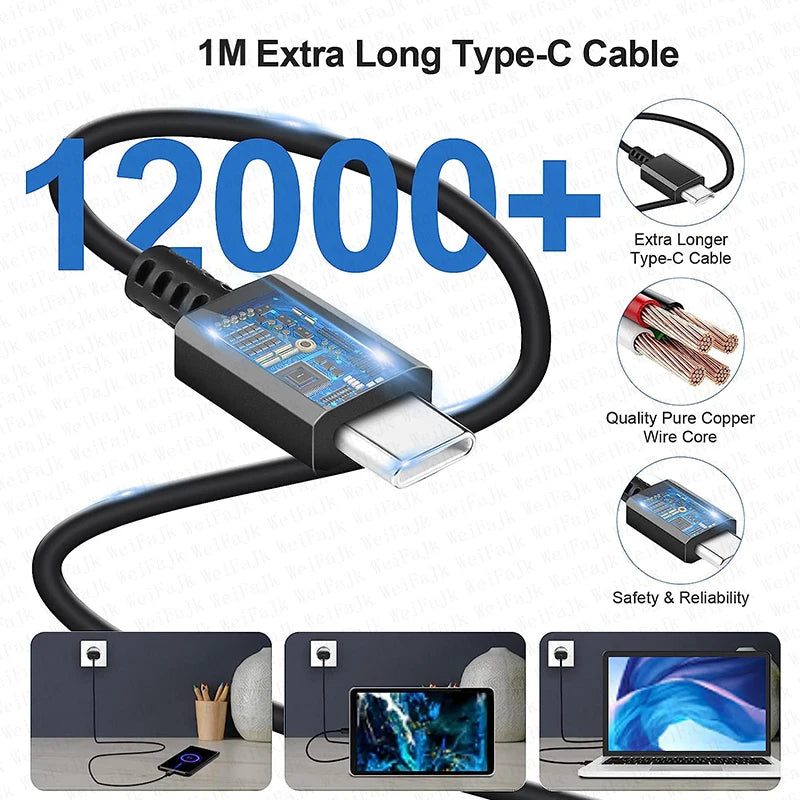 Original 45W Quick Charger For Samsung Galaxy S22 S23 S24 Ultra S21 S20 FE S10 Note 20 Plus A71 A80 Type C Fast Charging Cable