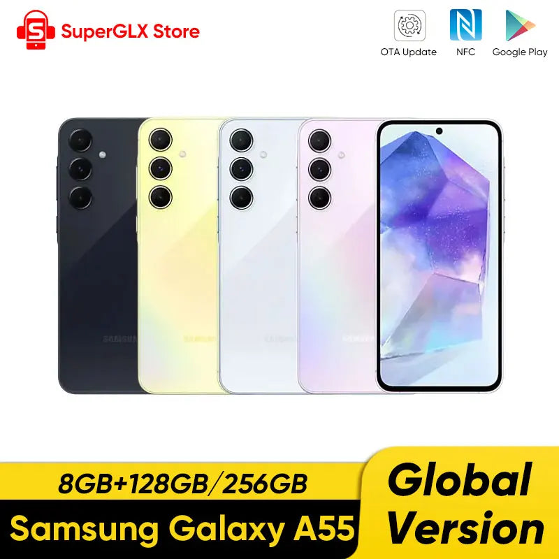 New Samsung Galaxy A55 5G 6.6\" FHD+ Super AMOLED 120Hz