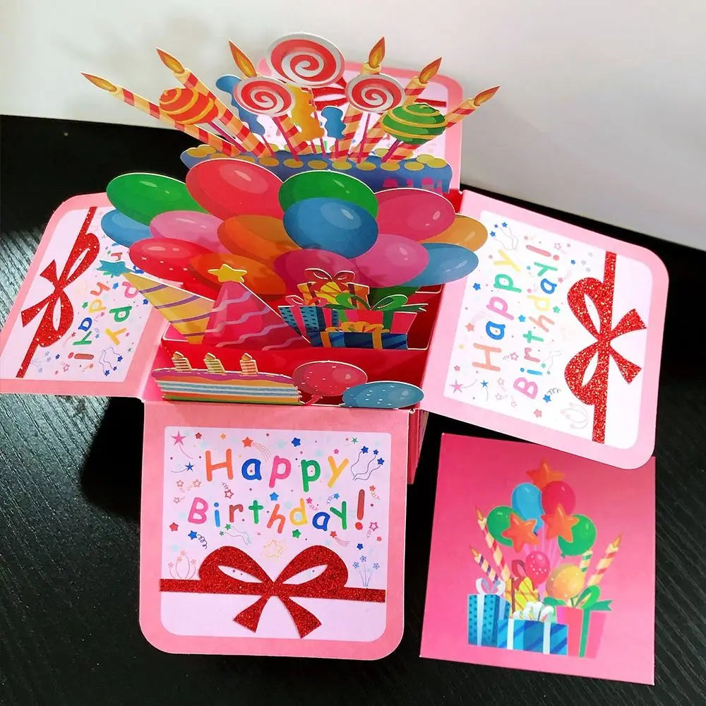 3D Flower Bouquet Pop-Up Card