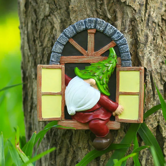 Unique Hand-Carved Garden Dwarf Pendant