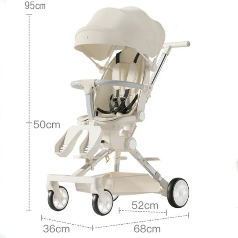 Bidirectional Lightweight Baby Stroller