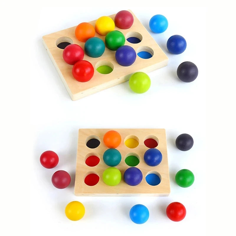 Montessori Rainbow Color Sorting Toy