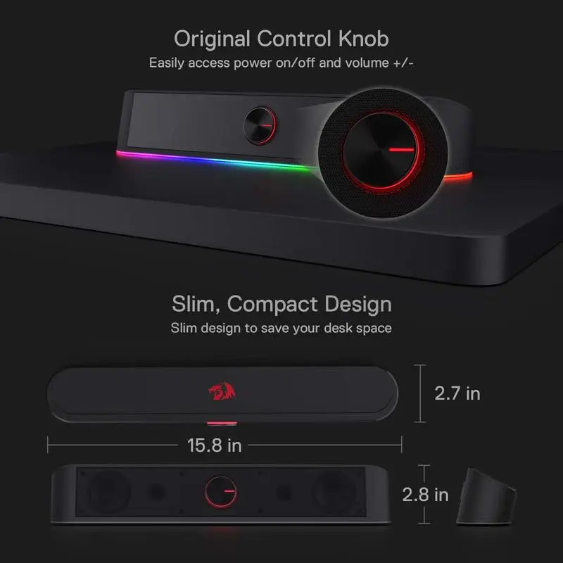 Redragon GS560 Adiemus RGB Soundbar