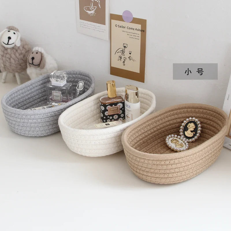 Nordic Cotton Rope Storage Baskets