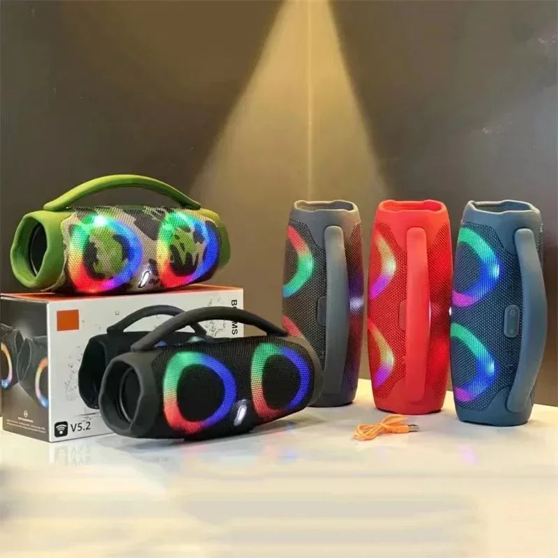 100W Waterproof Bluetooth Speaker with RGB Lights