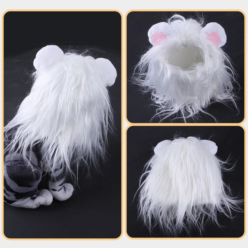 Lion Headgear Pet Halloween Costume