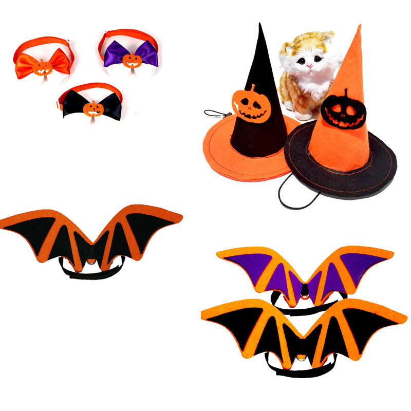 Halloween Pet Costume Bat Wings Set