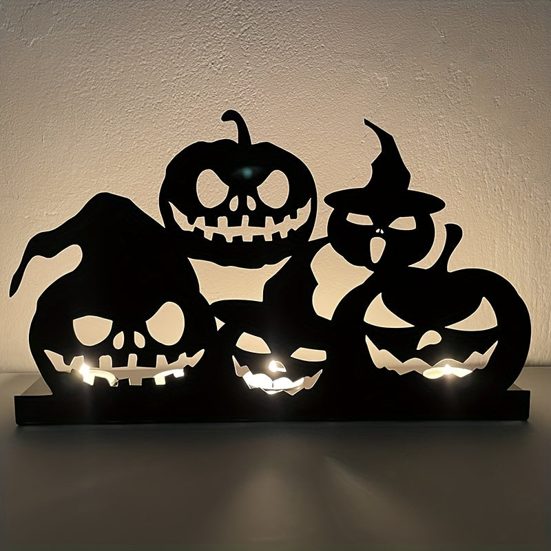 Halloween Pumpkin Candle Holder