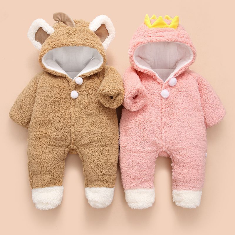 Cute Thick Warm Baby Onesies