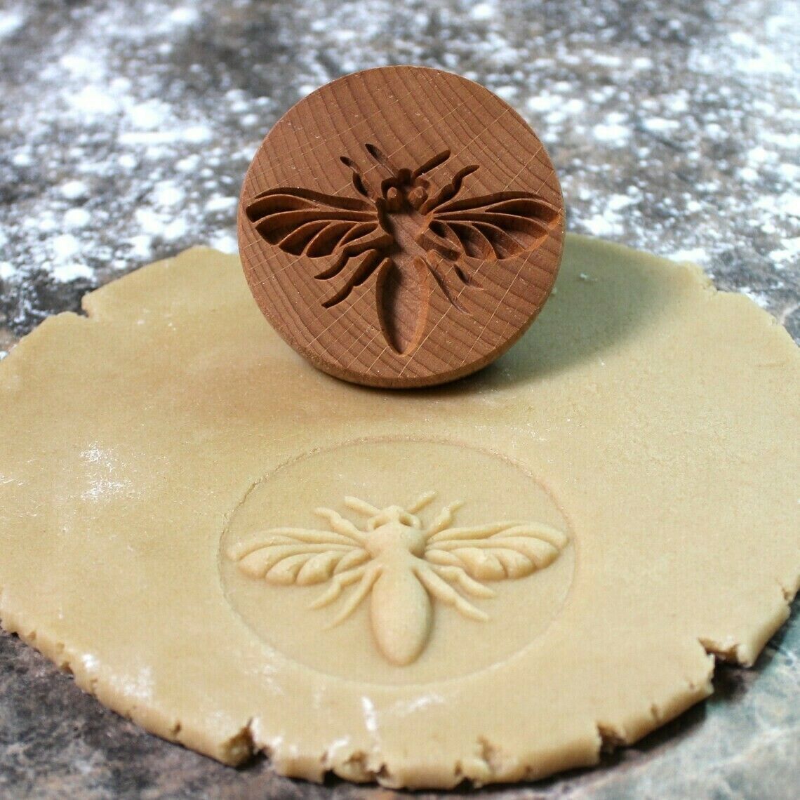 Premium Shortbread Mold - Beech Wood