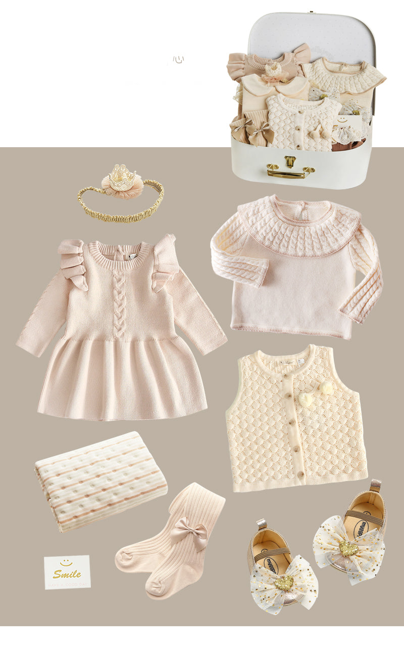 Baby Girl 8-Piece Cotton Set