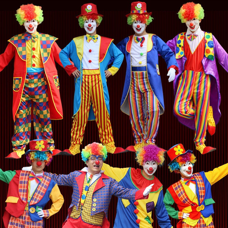 Premium Halloween Clown Costume Set