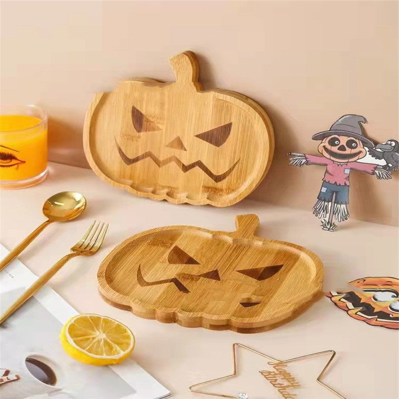 Halloween Pumpkin Ghost Tray