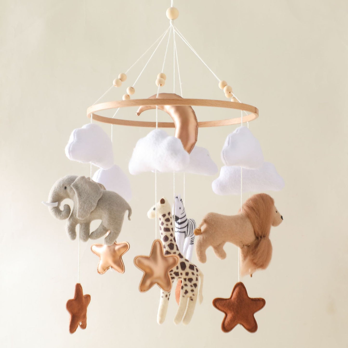 Forest Animal Wind Chimes Crib Bell