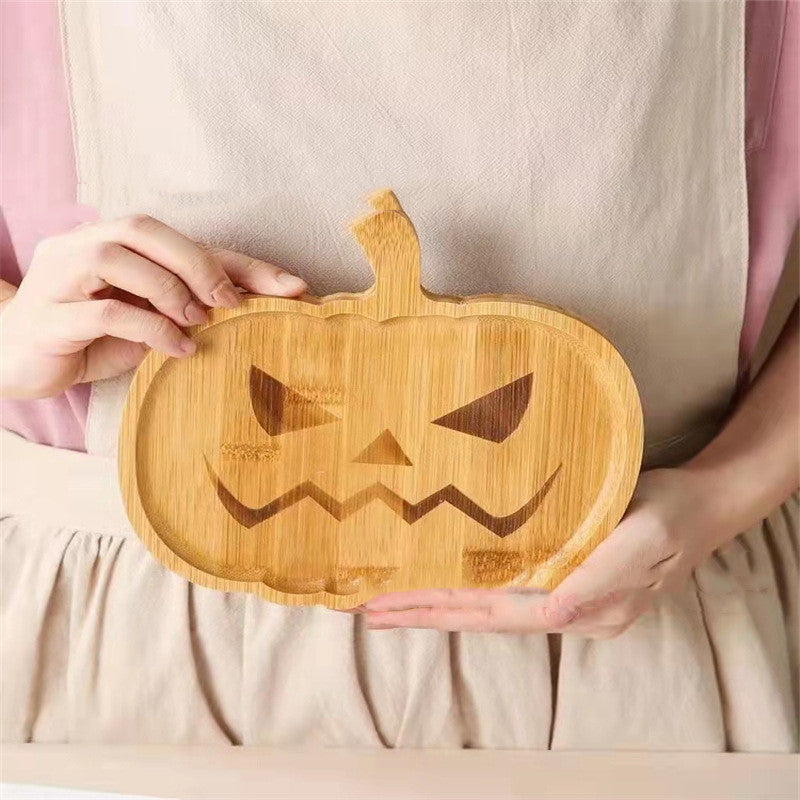 Halloween Pumpkin Ghost Tray