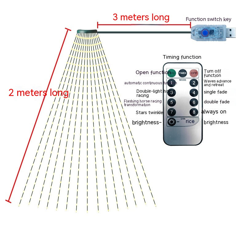 320LED Christmas Tree String Lights