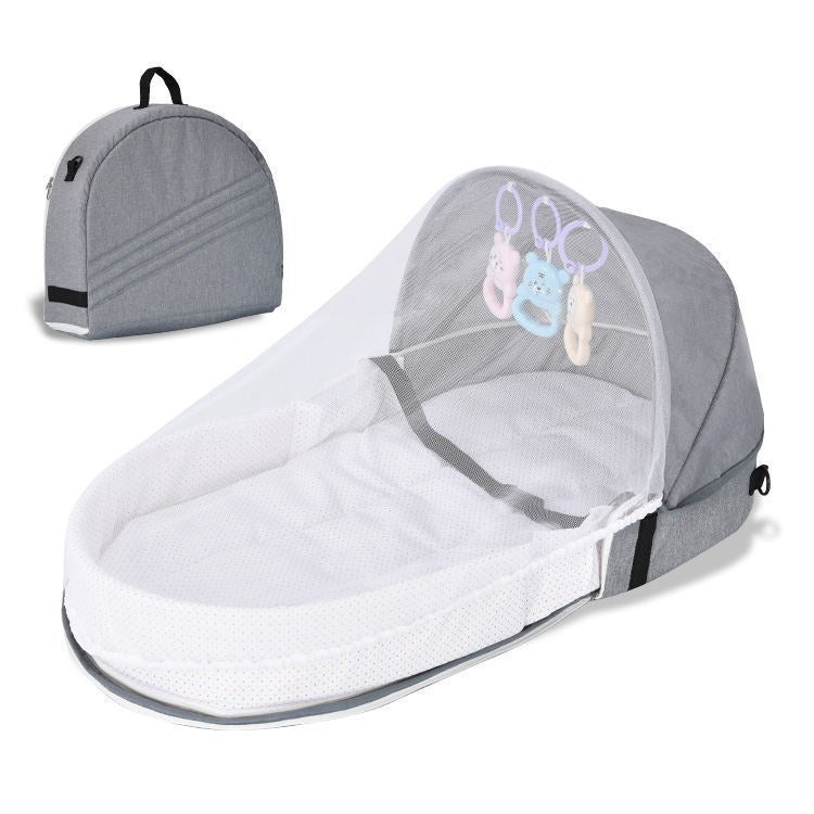 Portable Foldable Baby Bed with Mosquito Net