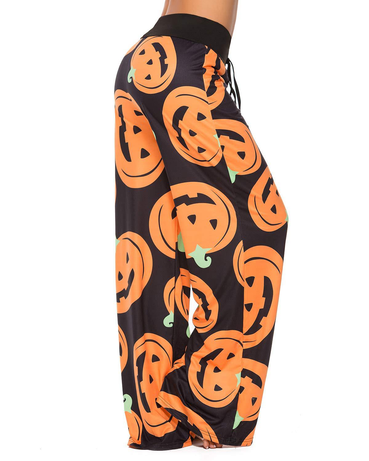 Women's Halloween Pumpkin Pants