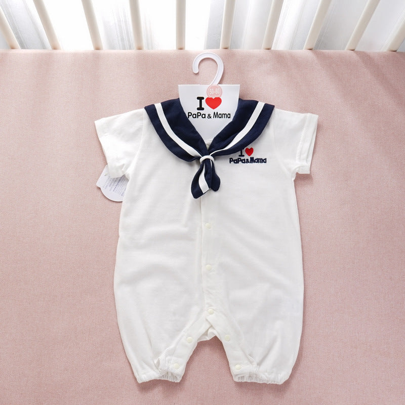 Navy Style Baby Onesies