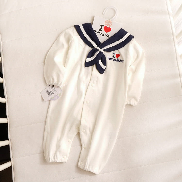 Navy Style Baby Onesies