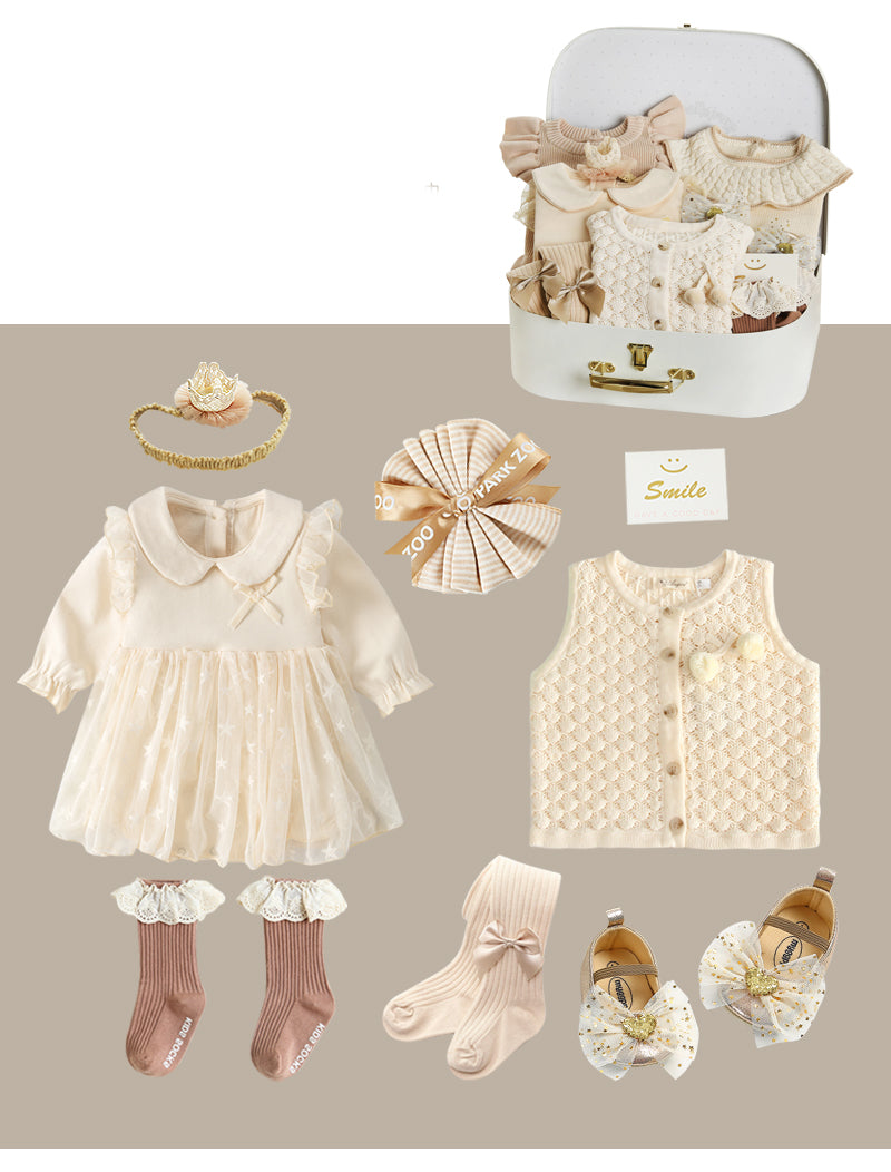 Baby Girl 8-Piece Cotton Set