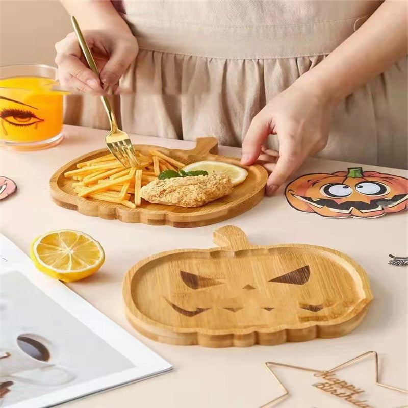 Halloween Pumpkin Ghost Tray