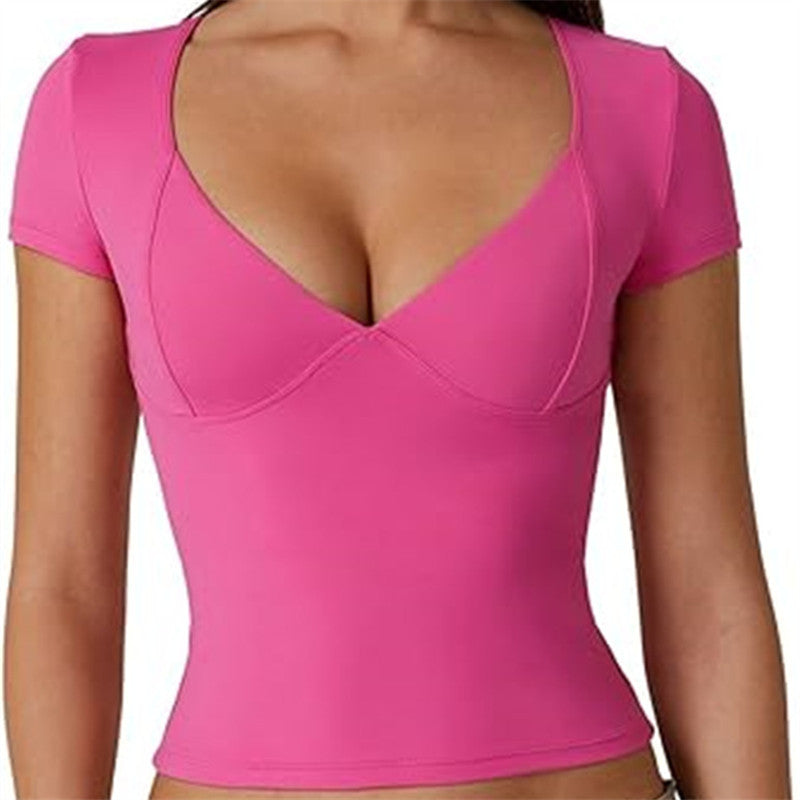 Slim Fit Women's T-shirt - Solid Color Collection