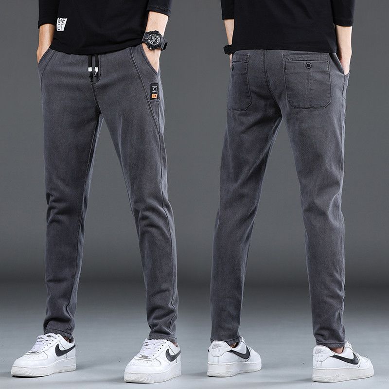 Thin Denim Stretch Men's Trousers