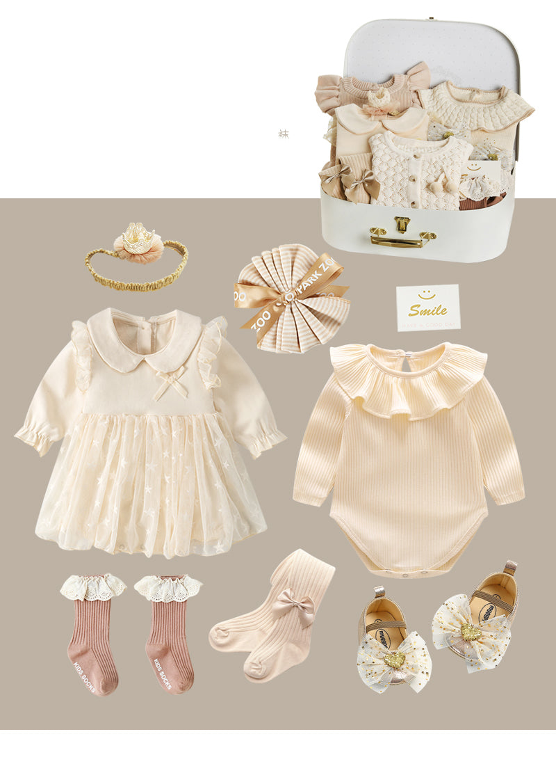 Baby Girl 8-Piece Cotton Set