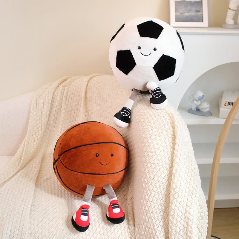 Baby Football Basketball Plush Toy