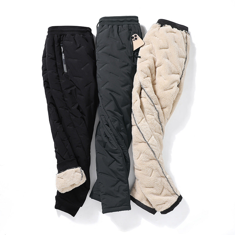 Men's Winter Velvet Fleece Jogging Pants