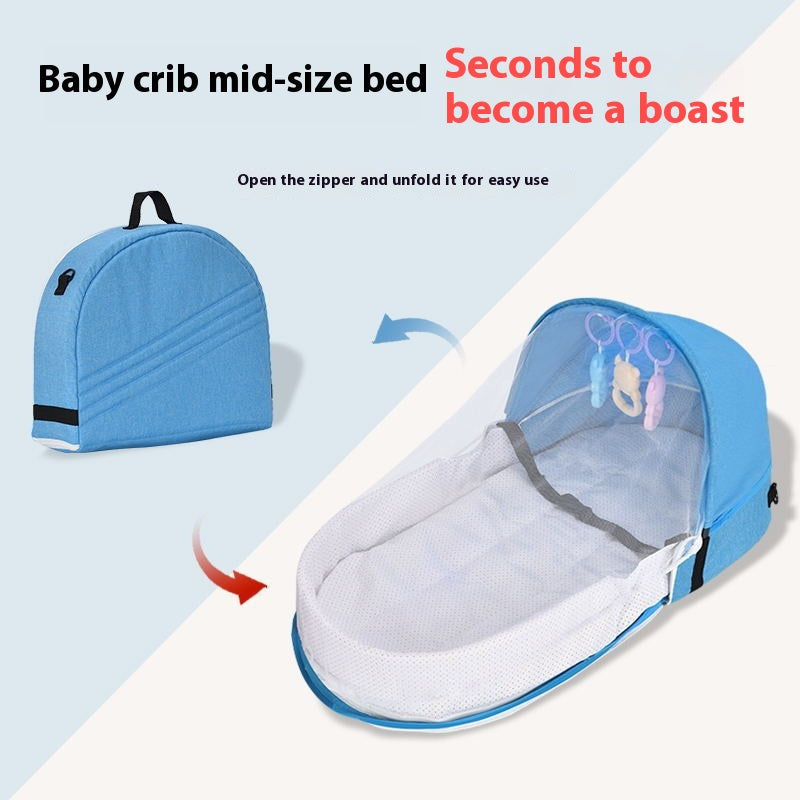 Portable Foldable Baby Bed with Mosquito Net